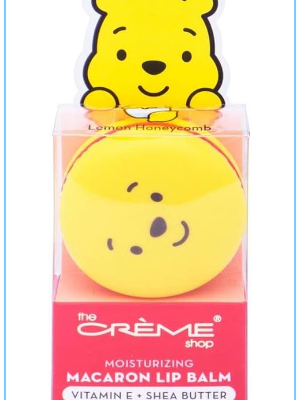 The Crème Shop Winnie the Pooh Lemon Honeycomb Macaron Lip Balm - Yellow